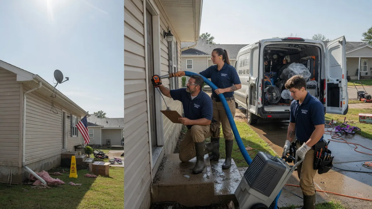 Ceiling Water Damage Restoration in Kingsley, PA near me